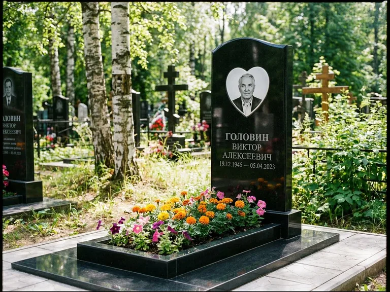Овальный цветной портрет на керамике в Ставрополе