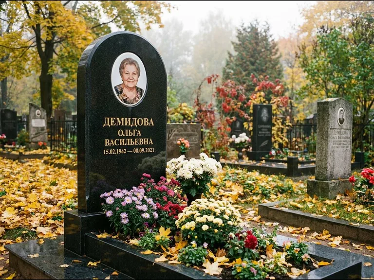 Керамический овал на стеле в Ставрополе