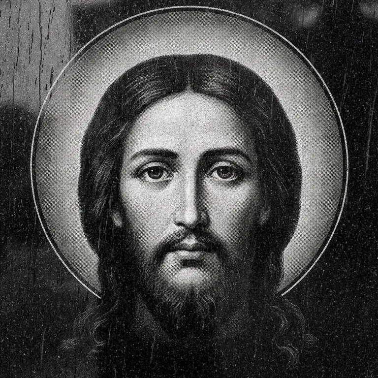 Эскиз иконы: «Моление о чаше» (полутон) — сюжетная композиция, гравировка на памятник в Ставрополе