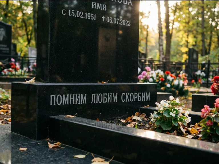 Эпитафия — гравировка с выездом на кладбище в Ставрополе