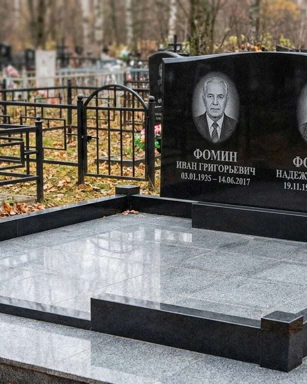 Премиум-комплекс под ключ с вазами и скамьёй в Ставрополе