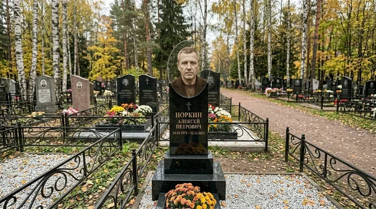 Портрет на стекле на вертикальной стеле в Ставрополе
