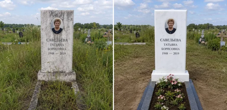 Диптих №21: кованая оградка с пиками — очищена от ржавчины, подкрашена чёрным в Ставрополе