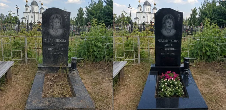 Мойка фигурного памятника до и после в Ставрополе