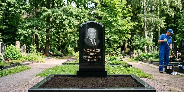 Уборка могил на кладбище в Ставрополе — наведение порядка, мойка памятника, благоустройство участка