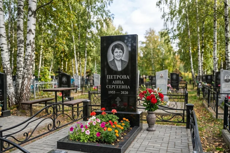 Установка гранитного памятника на могилу в Ставрополе