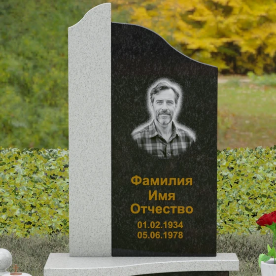 Светский комбинированный памятник во Владивостоке, гранит Габбро-диабаз