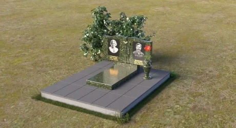 Православный памятник с восьмиконечным крестом