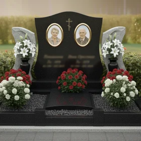 Элитный православный гранитный памятник - ПН199