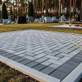 Гранитная брусчатка колотая с природным рельефом