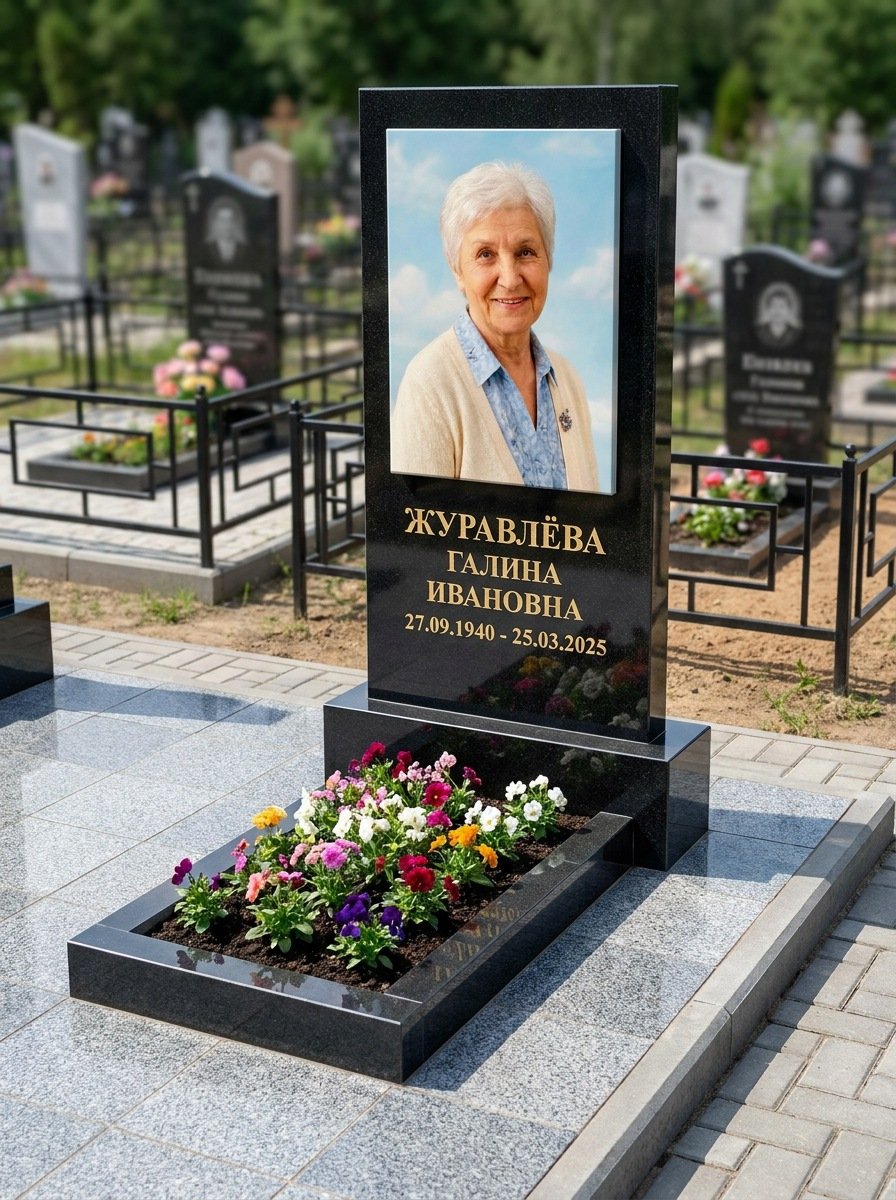 Портрет на памятнике в Ставрополе — Портрет в полный рост — керамогранит 400×600 мм