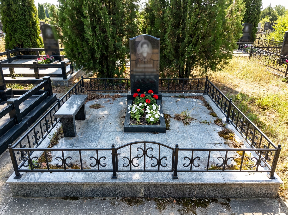 Благоустройство могилы в Ставрополе — пример 3