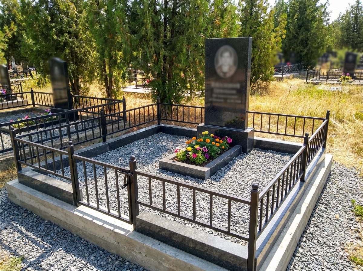Благоустройство могилы в Ставрополе — пример 4