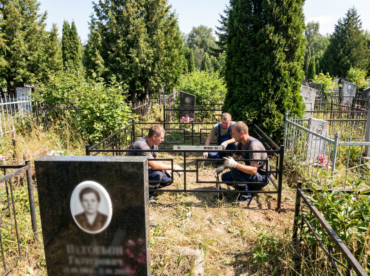 Установка ограды в Ставрополе — пример 3