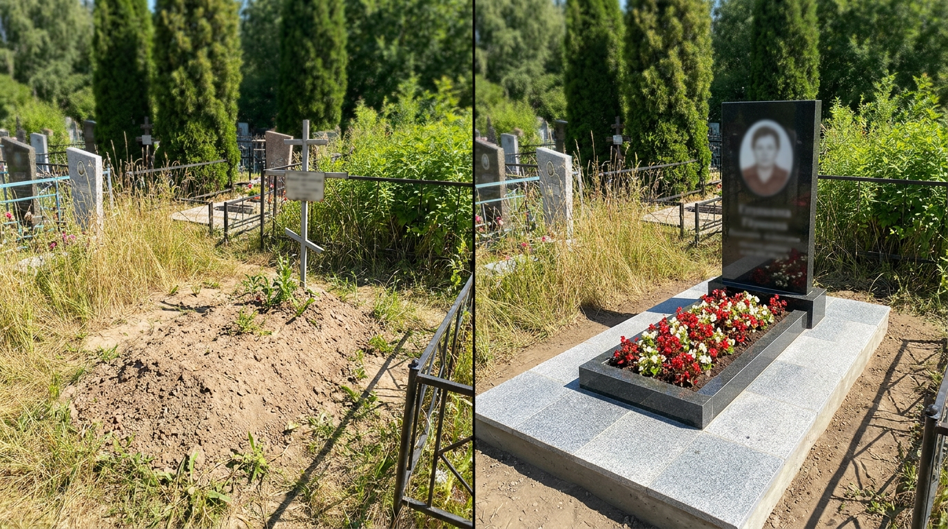 Установка памятника в Ставрополе — пример 2