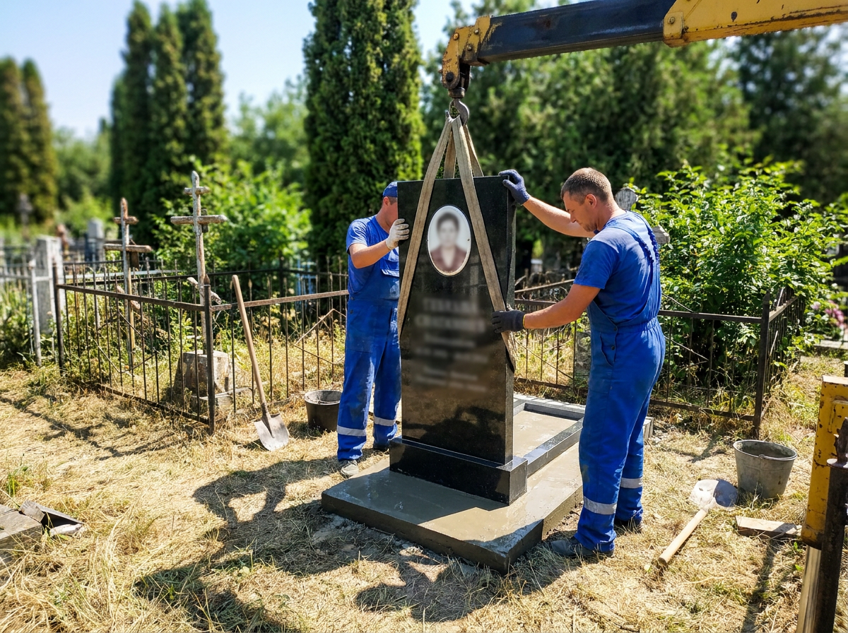 Установка памятника в Ставрополе — пример 3
